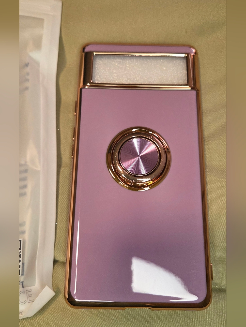 LeYi Google Pixel 6 Purple Case Ring Holder Magnetic Shockproof Cover